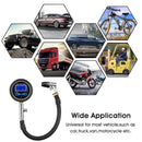 Tyre Tire Air Pump Pressure Gauge Tester 0-200PSI Car Motorcycle 1Pc Digit LMQ