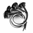10x 12V Clear White Round Bullet Truck Trailer Side Marker LED Lights Lamps vc