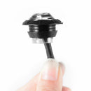 10x 12V Clear White Round Bullet Truck Trailer Side Marker LED Lights Lamps vc