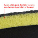 2X Clay Polish Sponge Wax Round Cleaning Pad Car Wash Bar Mud Removed Cleaner vc