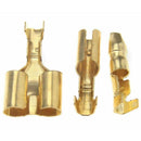 140x Brass Bullet Connectors Male & Female Wire Terminal 3.9mm Car Motor KMP