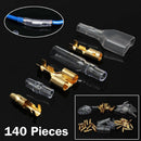 140x Brass Bullet Connectors Male & Female Wire Terminal 3.9mm Car Motor KMP