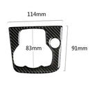 Carbon Fiber Center Console Multimedia Panel Trim For MAZDA 3 Axela 2013-2016 cv