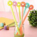Cute Donuts Gel Pen 0.38mm Black Ink Pen Stationery For Students Office School
