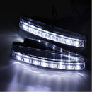 4Pcs Super Bright 8LED White Car Driving Lamp Fog 12V DRL Daytime Running Light
