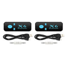 2pcs X6 Auto Car Bluetooth Aux Adapter Support TF Card A2DP Audio Stereo Bluetoo
