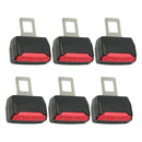 6x Adjustable Seat Belt Clip Extender Extension Safety Buckle Universal Car Auto
