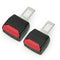 6x Adjustable Seat Belt Clip Extender Extension Safety Buckle Universal Car
