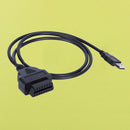 2PCS 16Pin To USB Port Charger Adapter Cable Connector Diagnostic Tools