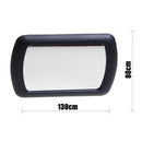 2PCS Black Clip on Car Sun Visor Vanity Mirror Sun-shading Cosmetic Mirror MTG