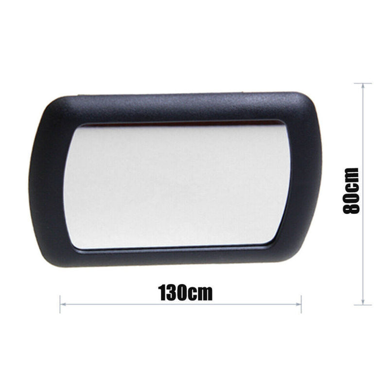 2PCS Black Clip on Car Sun Visor Vanity Mirror Sun-shading Cosmetic Mirror Autom