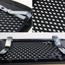 2PCS Black Clip on Car Sun Visor Vanity Mirror Sun-shading Cosmetic Mirror MTG