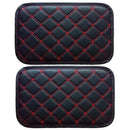 2PCS New Universal Car Armrest Pad Cover Auto Center Console Waterproof Cushion