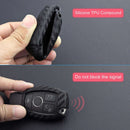 2 Sets Car Key Case Cover Fob Holder Carbon Fiber Smart For Mercedes-Benz