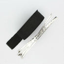 2x Exhaust Manifolds Fiberglass Heat Wrap Tape Thermal Wrap Black Ties 2.7m