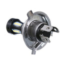 2 Pcs Motorcycle Headlight H4 LED Beam Head Light Lamp Bulb 6500K DC9V-3 TTC