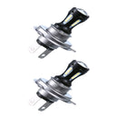 2 Pcs Motorcycle Headlight H4 LED Beam Head Light Lamp Bulb 6500K DC9V-3 TTC