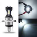 2 Pcs Motorcycle Headlight H4 LED Beam Head Light Lamp Bulb 6500K DC9V-3 TTC