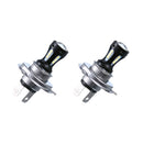 2 Pcs Motorcycle Headlight H4 LED Beam Head Light Lamp Bulb 6500K DC9V-32V