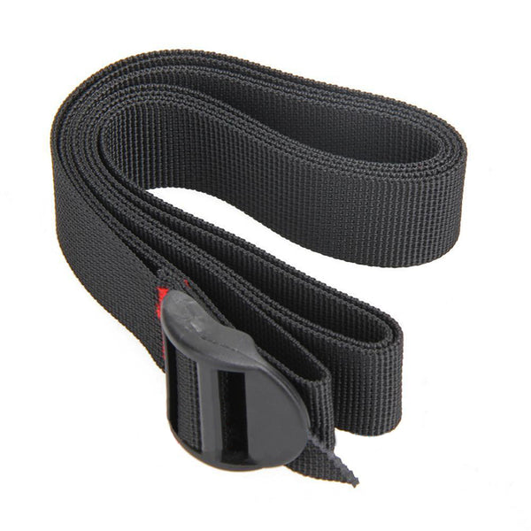 1.5m Nylon Cargo Tie down Luggage Lash Bag Belt Strap Cam Buckle Black