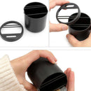 2x  Car Water Cup Slot Organizer Coin Card Storage Box ABS Multi-functional Auto