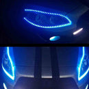 8pcs Blue 30CM/15 LED Car Motors Truck Flexible Strip Light Waterproof 12V