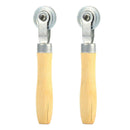 2x Holzgriff Reparatur Reifenpanne Reifen 1 1/2 "Dia Roller Bearing Tool dfhh