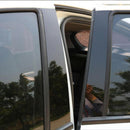 8Pc Polished Pillar Posts Door Window Trim Cover Fit For 2013-2018 Nissa AZJ