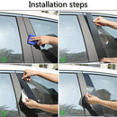 8Pc Polished Pillar Posts Door Window Trim Cover Fit For 2013-2018 Nissa AZJ