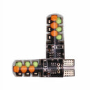 4PCS Multicolor Light Bulbs Remote Control T10 RGB COB LED 6SMD 12V GAH
