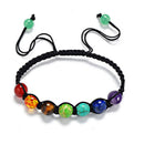 Unisex Yoga Life 7 Chakra Healing Balance Beads Energy Bracelet Bangle New x 1