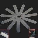 200Pcs Applied Plastic Unisex Formal Dress Shirt Collar Stays Bones Stiffeners