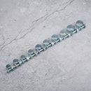 60x Galvanized Mini Hose Clip Fuel Line Pipe Tube Clamp Car Accessories CXY