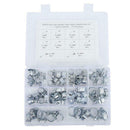 60x Galvanized Mini Hose Clip Fuel Line Pipe Tube Clamp Car Accessories CXY