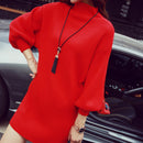 Charm Black Tassel Pendant Long Chain Necklace Jewelry Sweater Chain Gi YYJ