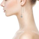 Elegant Ladies Rhinestone Star Moon Earings Stud Earrings Tassel Earrings Dangle