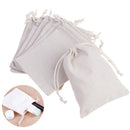 10x Linen Gift Bags Pouch Drawstring Burlap Jute Sack Jewelry Wedding Favor Bag