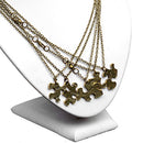 5PCS/1Set Interlocking Jigsaw Puzzle Pendant Necklace Best Friends Frie LKY