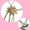 5PCS/1Set Interlocking Jigsaw Puzzle Pendant Necklace Best Friends Frie LKY