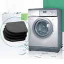 4pcs Home Washing Machine Foot Non-slip Pad Anti-vibration Refrigerator Mat