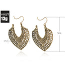 1 Pair Retro Women Lady Ear Stud Fashion Earrings Chain Statment Jewelry DPS