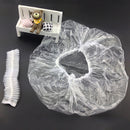 Disposable Shower Caps- Bathing Elastic Clear Hair Care Protector Hat Ma YTB