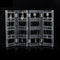 Beautify Earring Holder Clear Stand Jewellery Travel Foldable Display Organiser