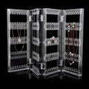 Beautify Earring Holder Clear Stand Jewellery Travel Foldable Display Organiser