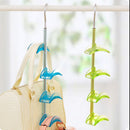 Handbag Hanger Shelf Organizer Bag Storage 4 Hooks Wardrobe Holder Hanging Rack
