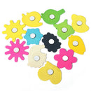 12 x Cute Baby Cartoon Fridge Magnet Wooden Animal Child Educational LSS