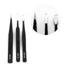 Precision ESD Anti-Static Stainless Steel Tweezers Set Kit for Electronic ghf