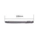 8x/Set T8-T40 100mm Hollow Magnetic Torx Screwdriver Bits 1/4" Hex Shank Durable