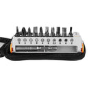 12in1 Mini 1/4" Rapid Ratchet Socket Wrench & Screwdriver Bit Kit Repair Tools X
