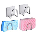 Kitchen Sink Sponge Holder Bathroom Hanging Strainer Organizer Storage Rack